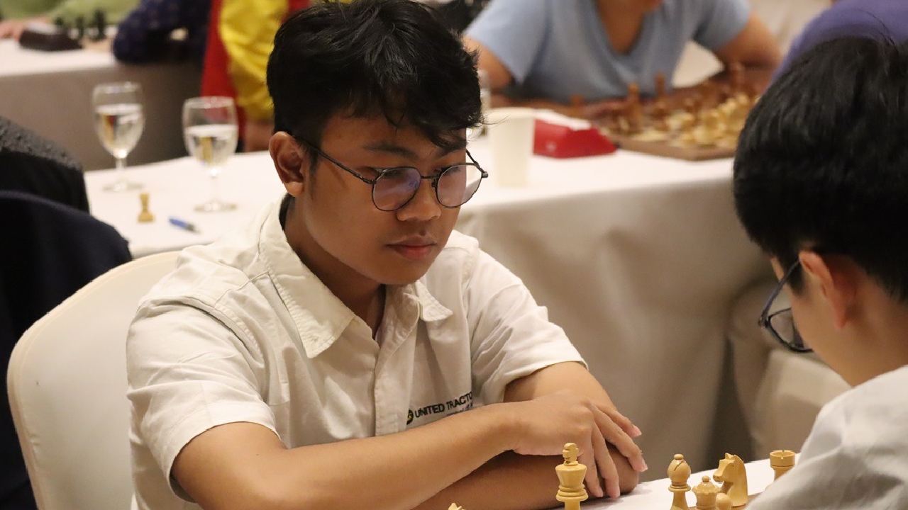 2024 年曼谷公开赛第三轮 IM Aditya 输给中国棋手